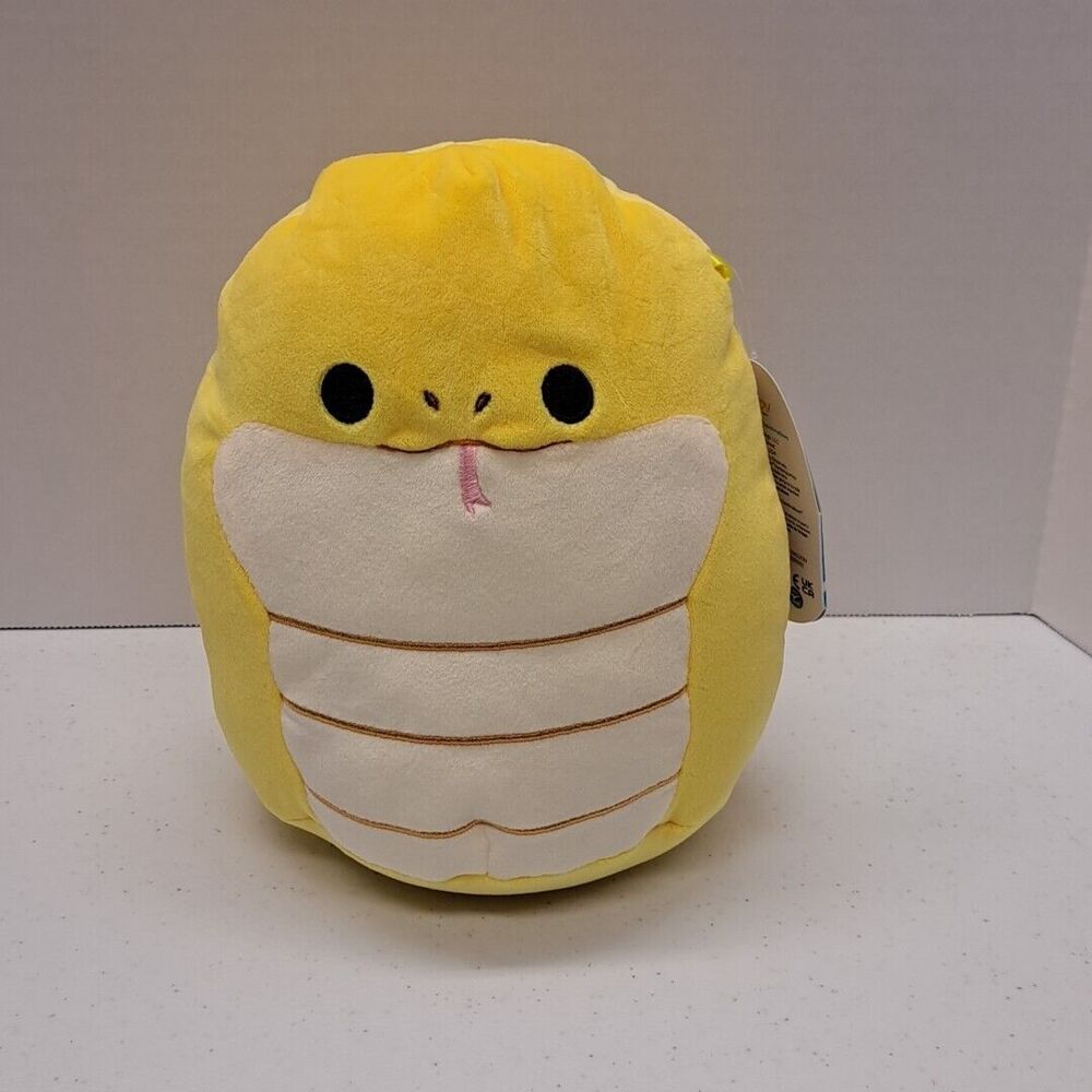 Squishmallows PLEYTON the Python Snake Plush 7.5"  Yellow Buddy Stuffed Animal